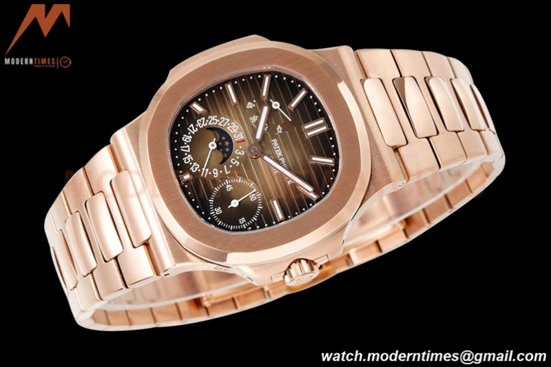 Patek Philippe - Nautilus 5712/1R 40mm RG/RG Brn/Stk ZF A240
