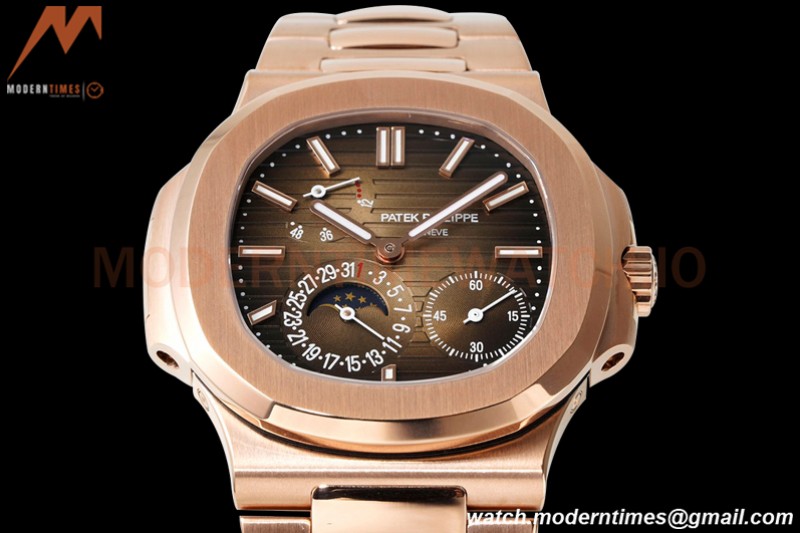 Patek Philippe - Nautilus 5712/1R 40mm RG/RG Brn/Stk ZF A240
