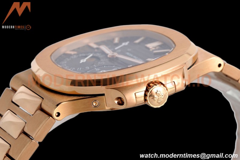 Patek Philippe - Nautilus Moon Phase 5712R RG/RG Black PPF A240