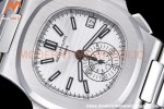 Patek Philippe - Nautilus Chronograph 5980 SS/SS White PPF A7750 Mod