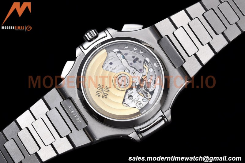 Patek Philippe - Nautilus Chronograph 5980 SS/SS Blue PPF A7750 Mod