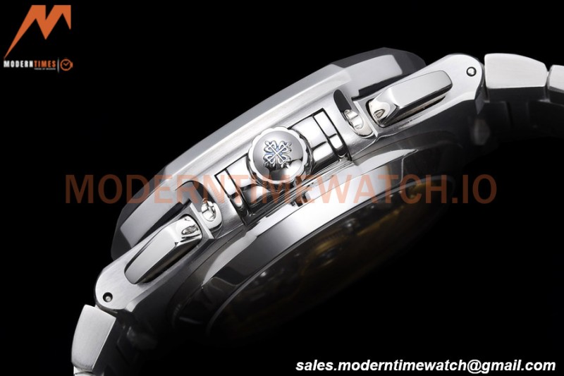 Patek Philippe - Nautilus Chronograph 5980 SS/SS Blue PPF A7750 Mod