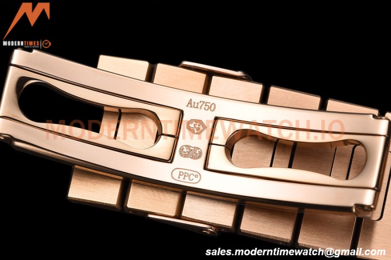 Patek Philippe - Nautilus Automatic 40mm 5723/1R Diamond RG/RG Grey Diam PPF A324