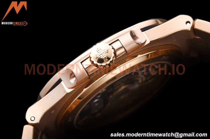 Patek Philippe - Nautilus Automatic 40mm 5723/1R Diamond RG/RG Grey Diam PPF A324