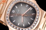 Patek Philippe - Nautilus Automatic 40mm 5723/1R Diamond RG/RG Grey Diam PPF A324