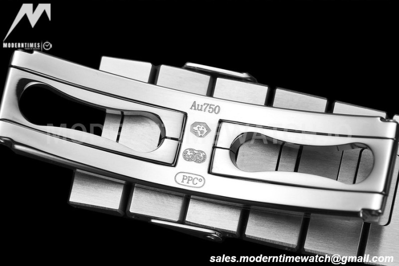 Patek Philippe - Nautilus Automatic 40mm 5713/1G Diamond SS/SS Navy PPF A324