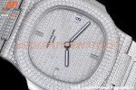 Patek Philippe - Nautilus Automatic 40mm 5719/1G SS/SS Full Diamond PPF A324