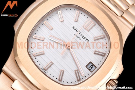 Patek Philippe - Nautilus Automatic 40mm 5711R RG/RG White PPF A324