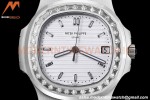 Patek Philippe - Nautilus Automatic 40mm 5711/110P Diamond SS/SS Wht/Dia PPF A324
