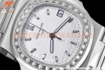 Patek Philippe - Nautilus Automatic 40mm 5711/110P Diamond SS/SS Wht/Dia PPF A324