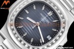 Patek Philippe - Nautilus Automatic 40mm 5713/1G Diamond SS/SS Blue/Diam PPF A324