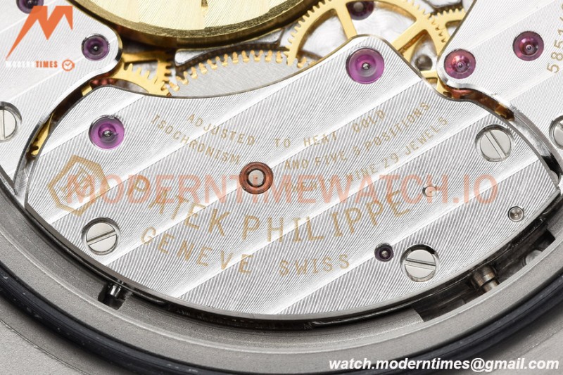 Patek Philippe - Nautilus Moon Phase 5722G 40mm Diamond SS/LE Grey PPF A240
