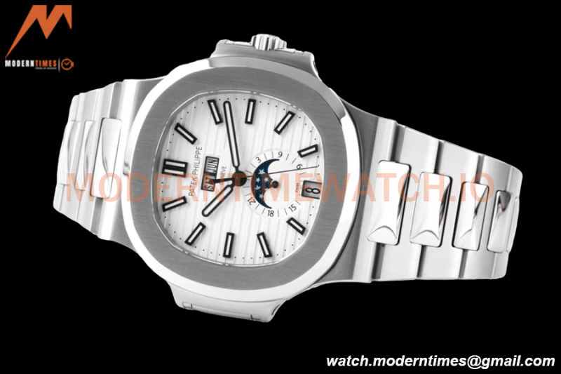 Patek Philippe - Nautilus 40.5mm Annual Calendar 5726/1A SS/SS White PPF A324