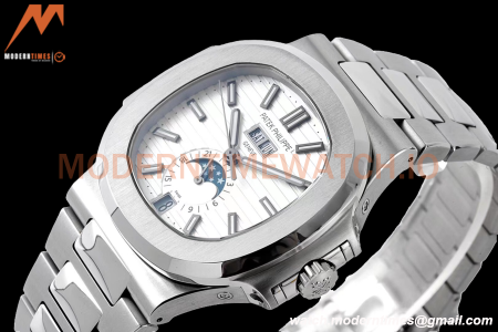Patek Philippe - Nautilus 40.5mm Annual Calendar 5726/1A SS/SS White PPF A324