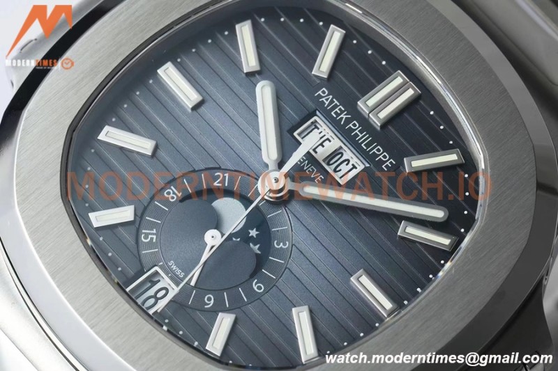 Patek Philippe - Nautilus 40.5mm Annual Calendar 5726/1A SS/SS Blue PPF A324