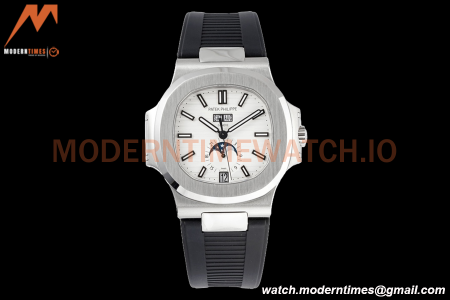 Patek Philippe - Nautilus 40.5mm Annual Calendar 5726/1A SS/RU White PPF A324