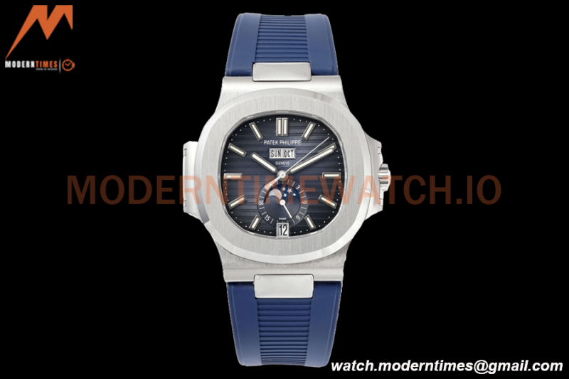 Patek Philippe - Nautilus 40.5mm Annual Calendar 5726/1A SS/RU Blue PPF A324