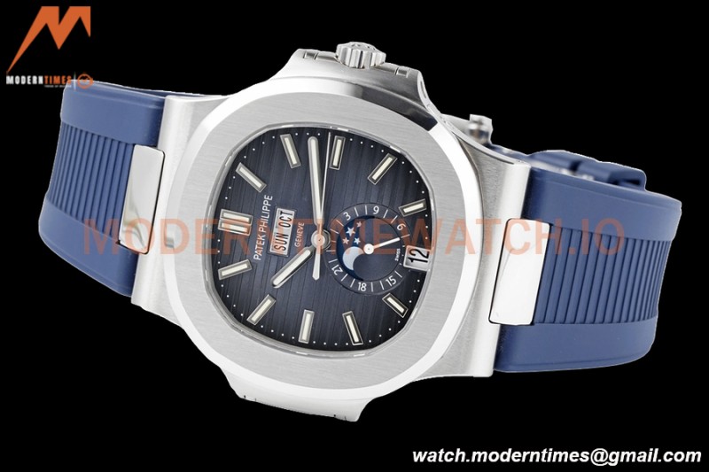 Patek Philippe - Nautilus 40.5mm Annual Calendar 5726/1A SS/RU Blue PPF A324