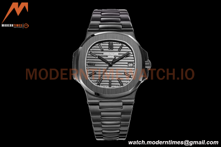 Patek Philippe - Nautilus AET 5711 40mm Black DLC/DLC Blk/Stk GRF MY9015