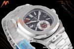 Patek Philippe - Nautilus Chronograph 5980 SS/SS Black 3KF V2 A7750 Mod