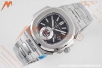 Patek Philippe - Nautilus Chronograph 5980 SS/SS Black 3KF V2 A7750 Mod