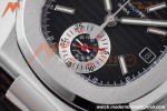 Patek Philippe - Nautilus Chronograph 5980 SS/SS Black 3KF V2 A7750 Mod