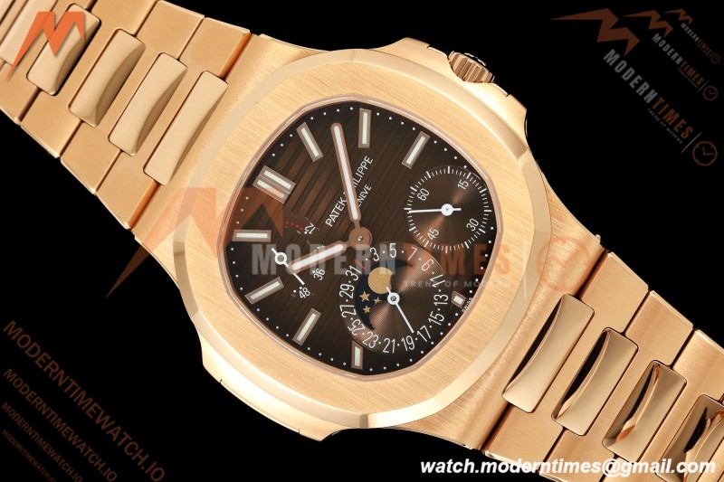 Patek Philippe - Nautilus 5712/1R 40mm RG/RG Brn/Stk OMEF A240
