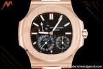 Patek Philippe - Nautilus 5712R 40mm RG/RG Blk/Stk 3KF A240