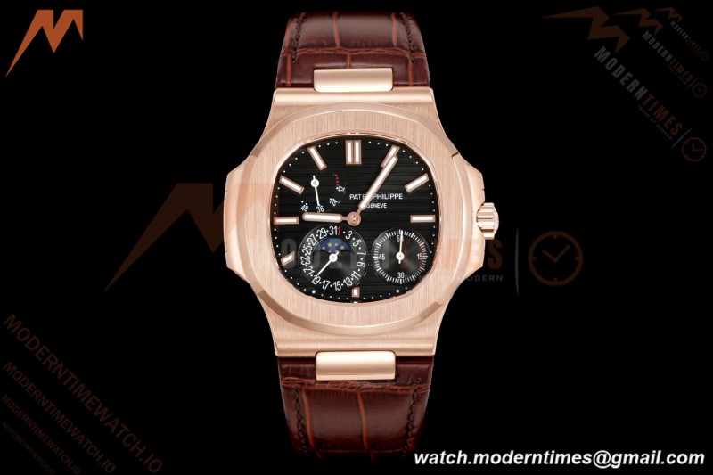 Patek Philippe - Nautilus 5712R 40mm RG/LE Blk/Stk 3KF A240