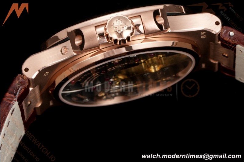 Patek Philippe - Nautilus 5712R 40mm RG/LE Blk/Stk 3KF A240