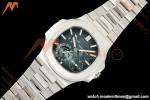 Patek Philippe - Nautilus 5712/1A 40mm SS/SS Blue/Stk VAF Customized Super Engraved A240