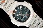 Patek Philippe - Nautilus 5712/1A 40mm SS/SS Blue/Stk VAF Customized Super Engraved A240