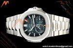 Patek Philippe - Nautilus 5712/1A 40mm SS/SS Blue/Stk VAF Customized Super Engraved A240