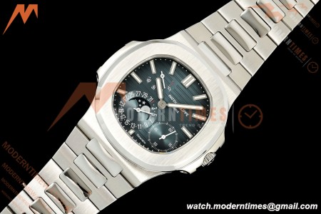 Patek Philippe - Nautilus 5712/1A 40mm SS/SS Blue Tiffany & Co. Dial VAF Customized Super Engraved A240