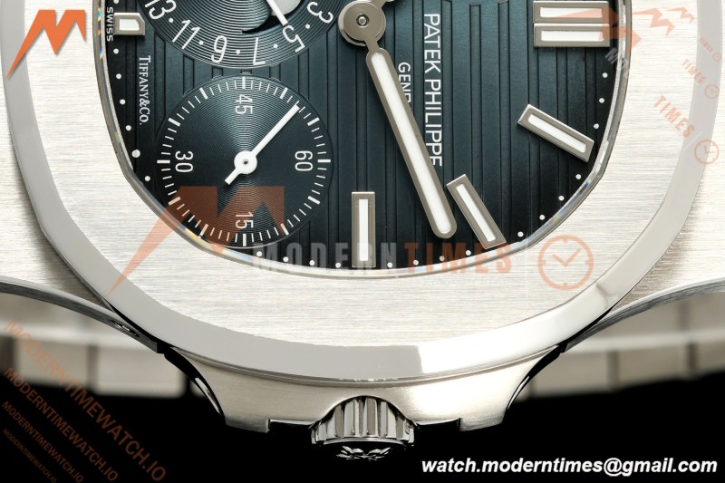 Patek Philippe - Nautilus 5712/1A 40mm SS/SS Blue Tiffany & Co. Dial VAF Customized Super Engraved A240