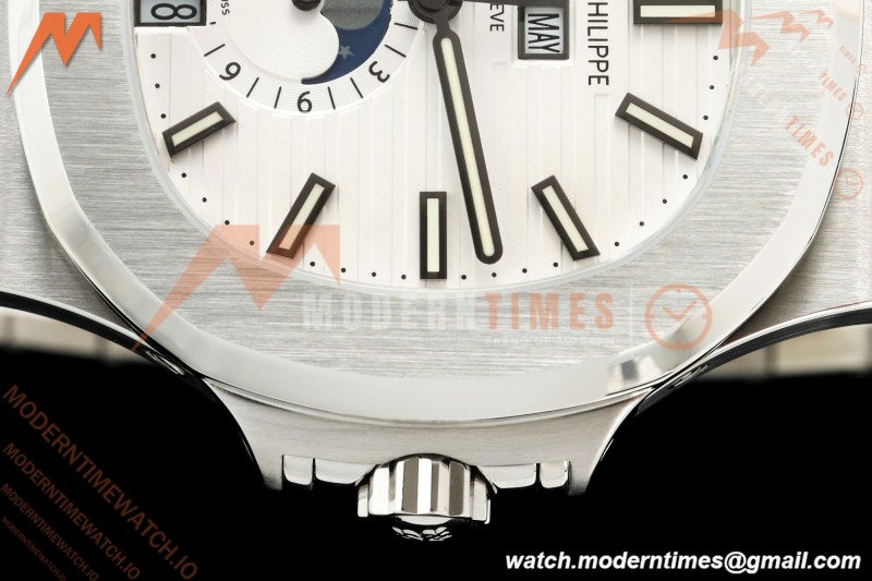 Patek Philippe - Nautilus 40.5mm Annual Calendar 5726/1A SS/SS White DF DD324