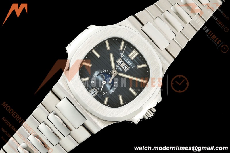 Patek Philippe - Nautilus 40.5mm Annual Calendar 5726/1A SS/SS Blue DF DD324