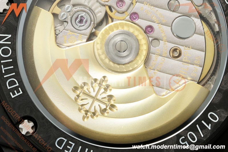 Patek Philippe - Nautilus DiW 5711 40mm All Carbon Motley Black FC/FC Forged Carbon Canvas Dial DIWF A324CS