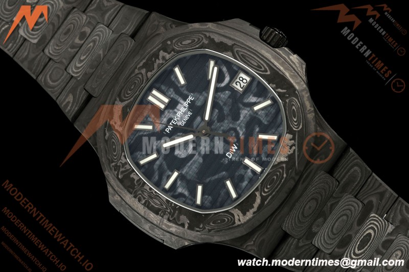 Patek Philippe - Nautilus DiW 5711 40mm All Carbon Monolith Black FC/FC Forged Carbon Dial DIWF A324CS