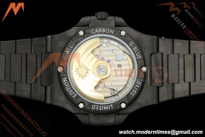 Patek Philippe - Nautilus DiW 5711 40mm All Carbon Monolith Black FC/FC Forged Carbon Dial DIWF A324CS