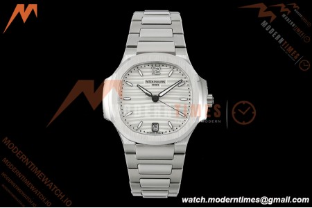 Patek Philippe - Nautilus Ladies 7118 35mm SS/SS Silver Dial 3KF DD324