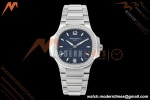 Patek Philippe - Nautilus Ladies 7118 35mm SS/SS Blu/Stk Diamonod 3KF DD324