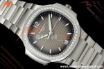 Patek Philippe - Nautilus Ladies 7118 35mm SS/SS Gray/Stk Diamonod 3KF DD324