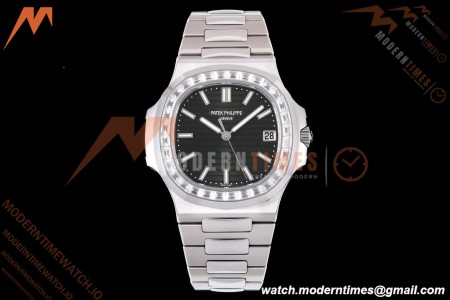 Patek Philippe - Nautilus Automatic 40mm 5711/1300A SS/SS Diamond Green Dial DDF DD330