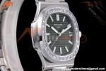 Patek Philippe - Nautilus Automatic 40mm 5711/1300A SS/SS Diamond Green Dial DDF DD330 | 파텍 필립 - 노틸러스 오토매틱 40mm 5711/1300A SS/SS 다이아몬드 그린 다이얼 DDF DD330