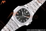 Patek Philippe - Nautilus Automatic 40mm 5711/1300A SS/SS Diamond Green Dial DDF DD330 | 파텍 필립 - 노틸러스 오토매틱 40mm 5711/1300A SS/SS 다이아몬드 그린 다이얼 DDF DD330