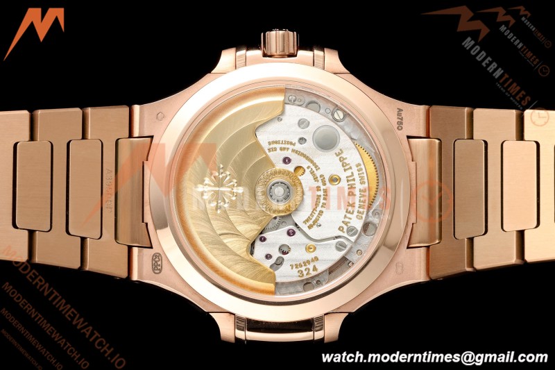 Patek Philippe - Nautilus Ladies 7118 35mm RG/DIA Wht/Stk DDF DD324 | 파텍 필립 - 노틸러스 레이디스 7118 35mm 로즈 골드/다이아 화이트/바 인덱스 DDF DD324