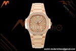 Patek Philippe - Nautilus Ladies 7118 35mm RG/DIA Champ/Stk DDF DD330