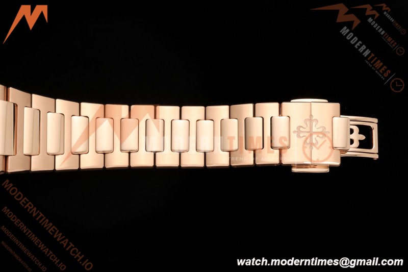 Patek Philippe - Nautilus Ladies 7118 35mm RG/DIA Champ/Stk DDF DD330