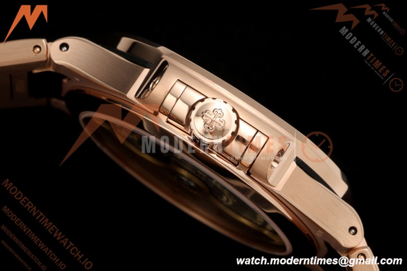 Patek Philippe - Nautilus Ladies 7118 35mm RG/DIA Champ/Stk DDF DD330